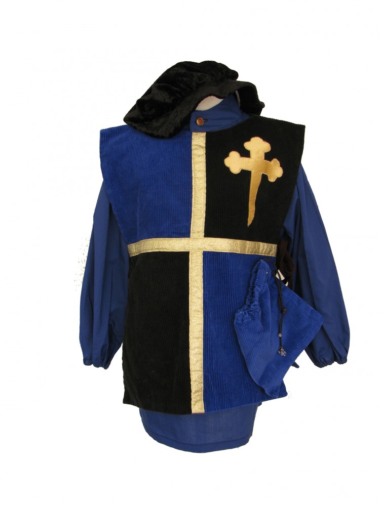 Boy's Medieval Peasant Tabard Costume Age 3 - 5 Years Image